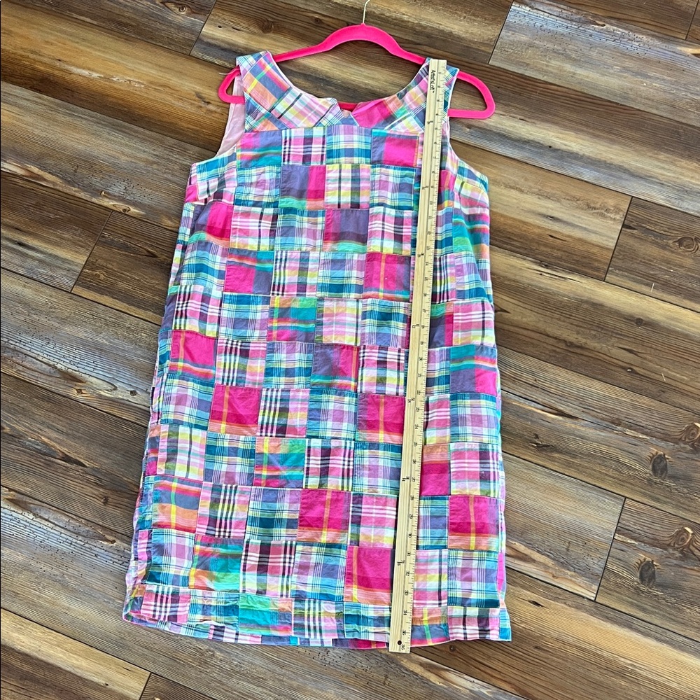 Talbots Madras Patchwork Plaid Cotton Sleeveless … - image 8